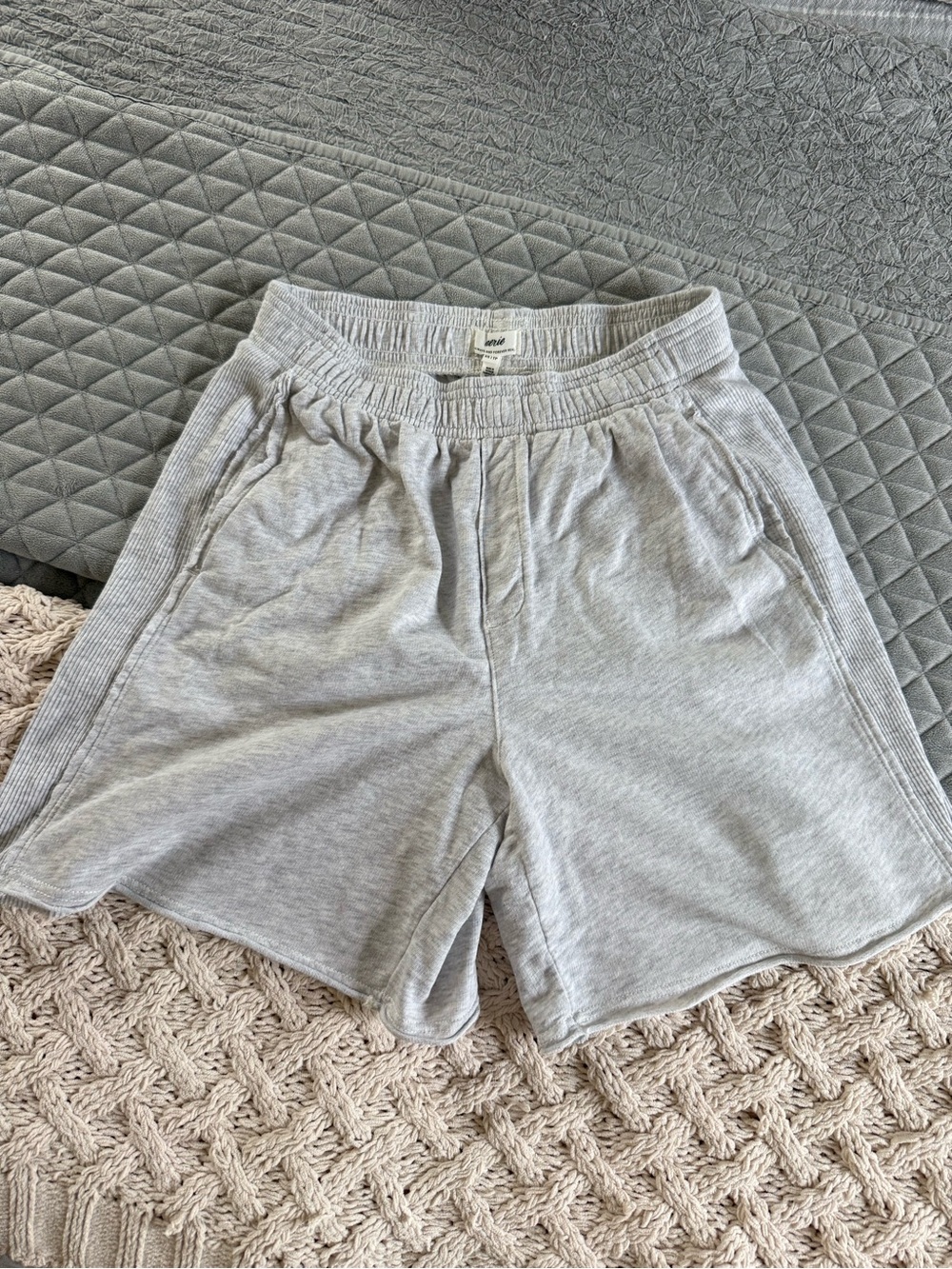 aerie Light Gray Casual Lounge Shorts